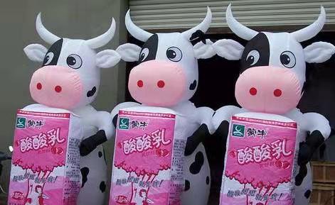 增城牛奶包装广告气模